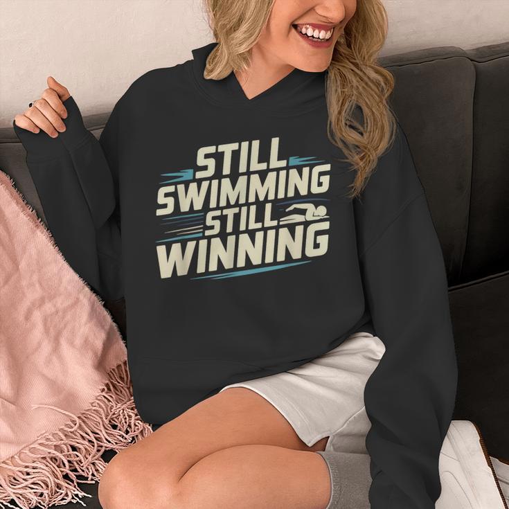 Masters Swimmer Still Swimming Competing Winning Adult Unisex Hoodie Masters Swimmer Still Swimming Competing Winning Adult Unisex Hoodie