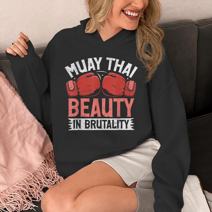 Muay Thai Beauty In Brutality Muay Thai Unisex Hoodie Muay Thai Beauty In Brutality Muay Thai Unisex Hoodie