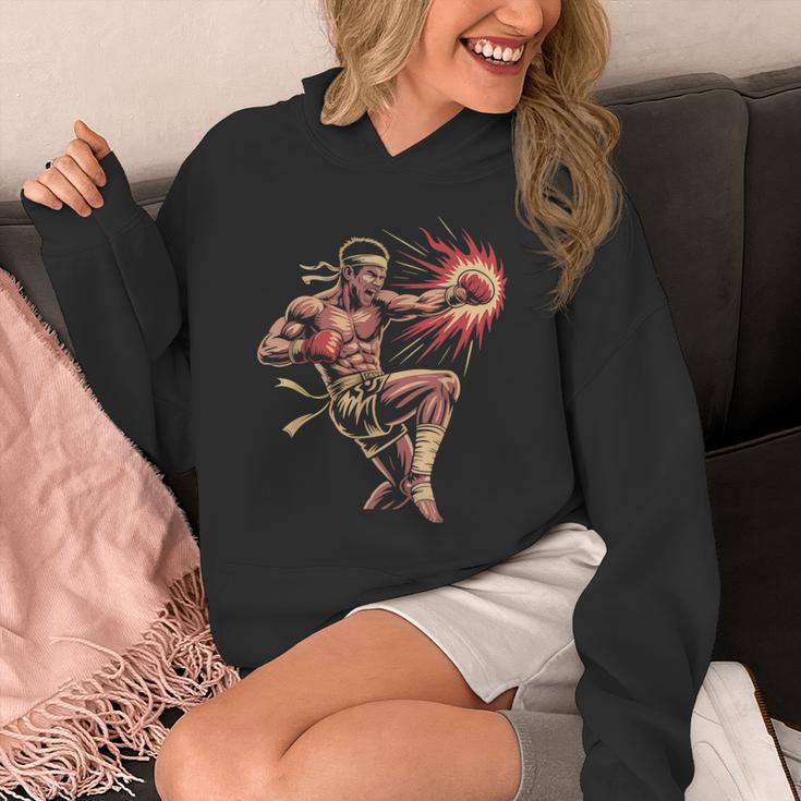 Muay Thai Fighter Southpaw Stance Minimal Silhouette Clean Unisex Hoodie Muay Thai Fighter Southpaw Stance Minimal Silhouette Clean Unisex Hoodie