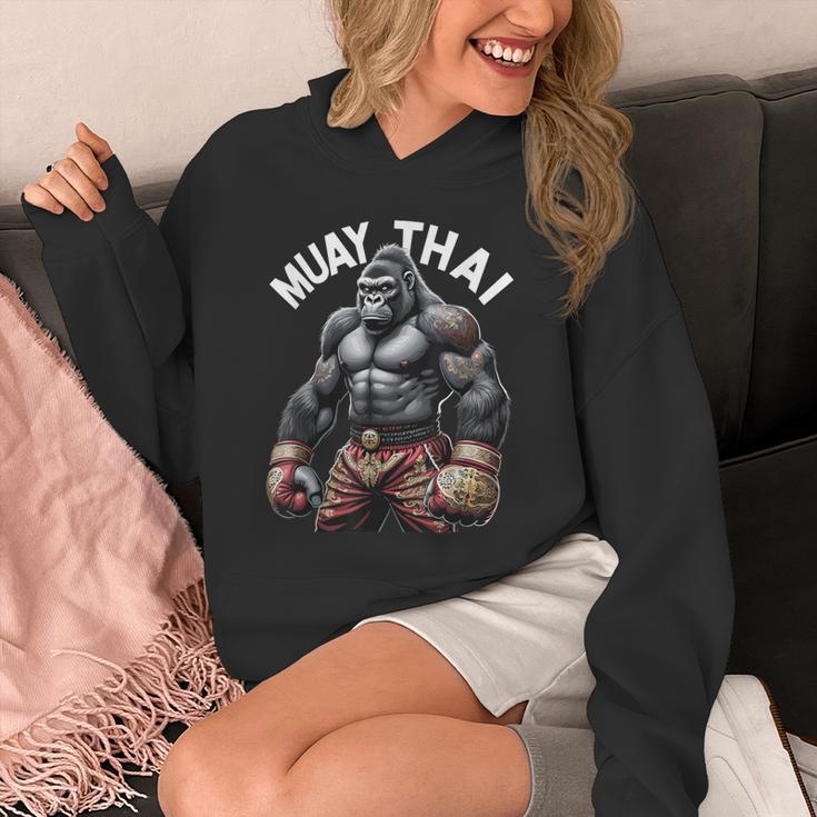Muay Thai Gorilla Strength Power Fighter Unisex Hoodie