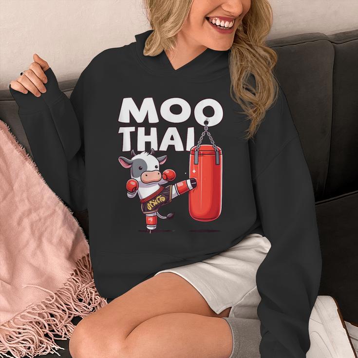 Muay Thai Moo Thai Thai Boxing For Youth Muay Thai Cow Unisex Hoodie Muay Thai Moo Thai Thai Boxing For Youth Muay Thai Cow Unisex Hoodie