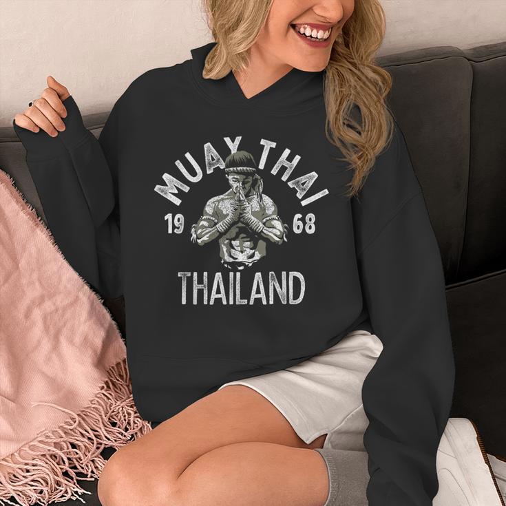 Muay Thai Thailand Vintage Tiger Fighter Training Small Unisex Hoodie