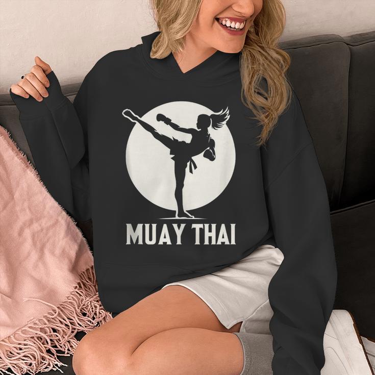 Muay Thai Woman Image Unisex Hoodie Muay Thai Woman Image Unisex Hoodie