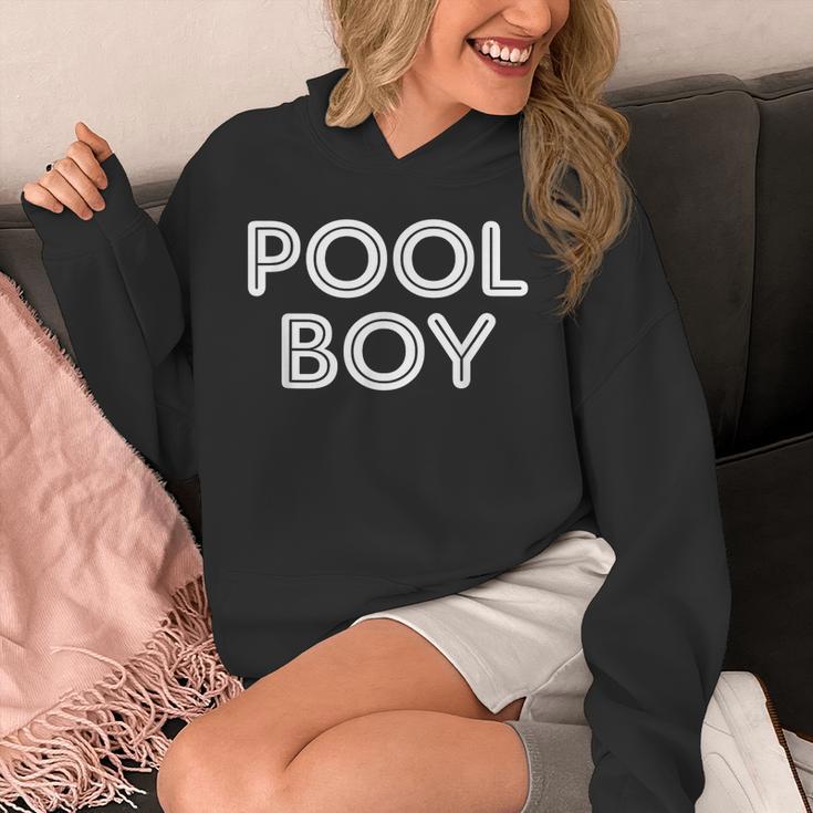 Pool Boy Saying Swim Cool Swimmer Swimming Pool Unisex Hoodie Pool Boy Saying Swim Cool Swimmer Swimming Pool Unisex Hoodie