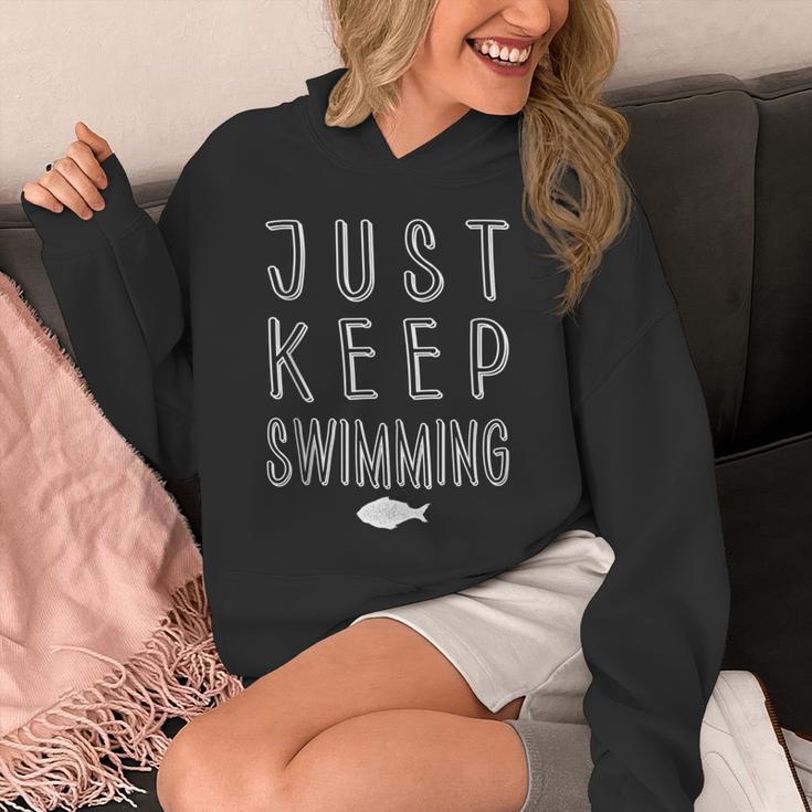 Pretty Fish Just Keep Swimming Unisex Hoodie Pretty Fish Just Keep Swimming Unisex Hoodie