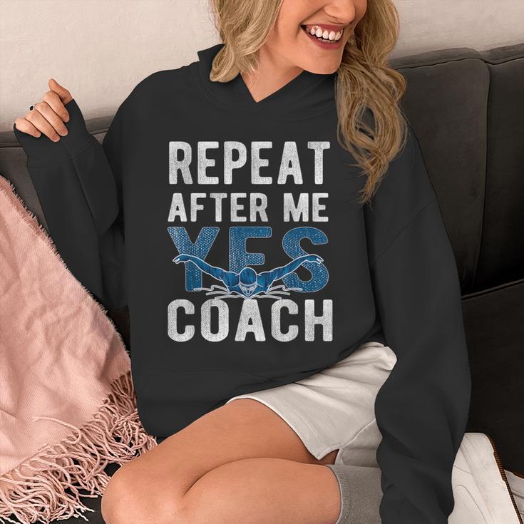 Repeat Yes Swim Coaching Swimming Coaches Unisex Hoodie Repeat Yes Swim Coaching Swimming Coaches Unisex Hoodie