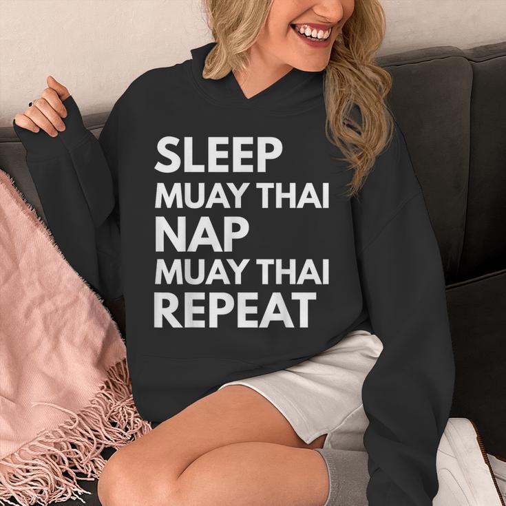 Sleep Nap Muay Thai Repeat Lover Martial Arts Unisex Hoodie