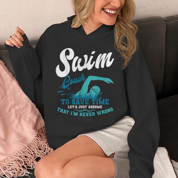 Swim Coach Swimming Lesson Sport Professional Instructor Unisex Hoodie
