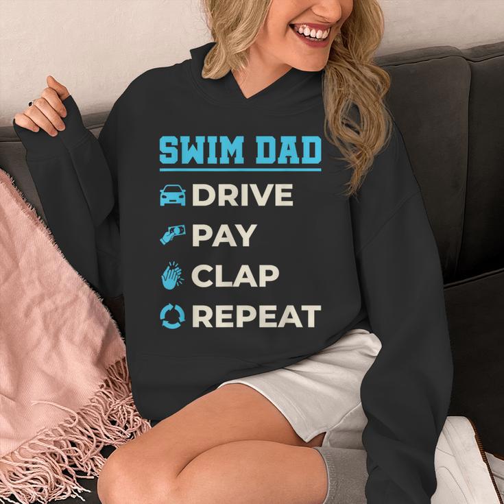 Swim Dad Drive Pay Clap Repeat Swimming Team Father Unisex Hoodie Swim Dad Drive Pay Clap Repeat Swimming Team Father Unisex Hoodie