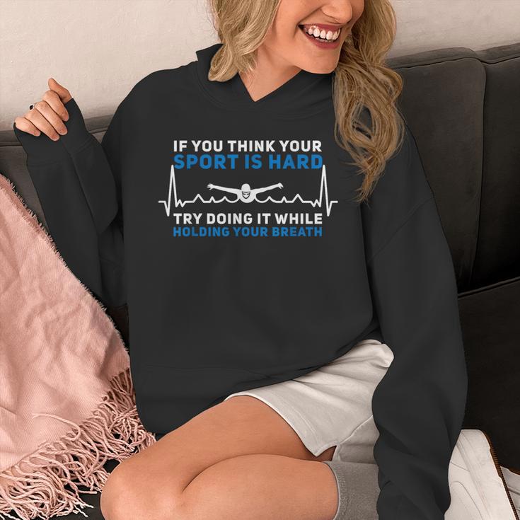 Swimming Apparel For Swim Team Heartbeat Swimmer Unisex Hoodie Swimming Apparel For Swim Team Heartbeat Swimmer Unisex Hoodie