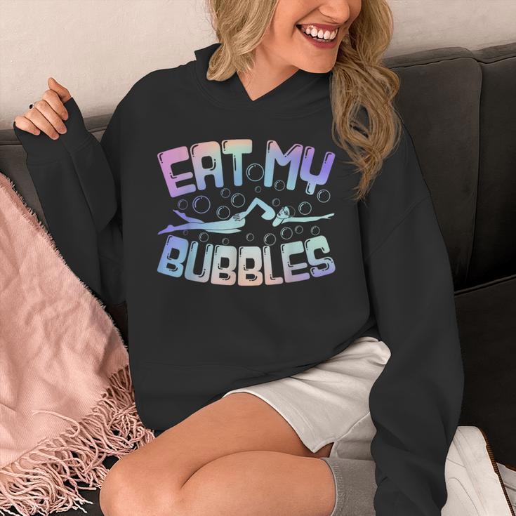 Swimming Eat My Bubbles Swim Watercolour Unisex Hoodie Swimming Eat My Bubbles Swim Watercolour Unisex Hoodie