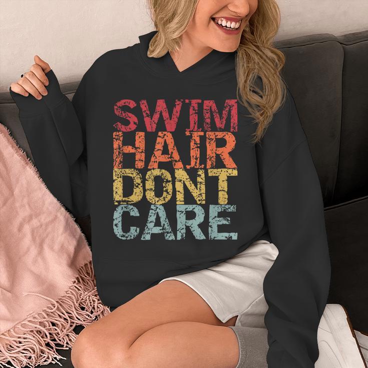 Swimming Pool Diving Sport Swimmer Swim Hair Dont Care Unisex Hoodie