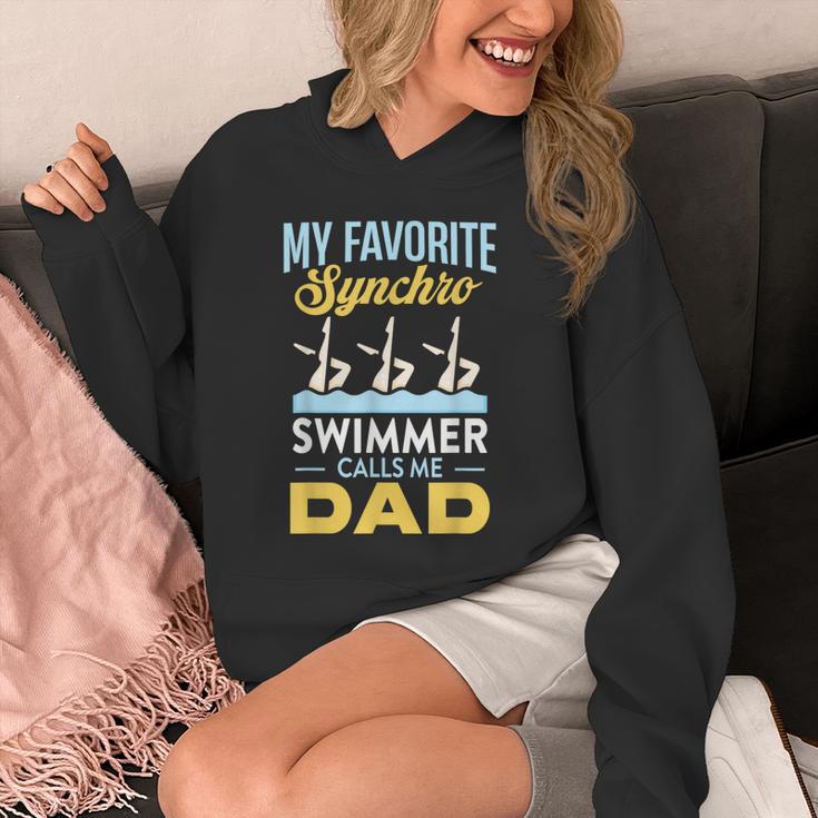 Synchronized Swimming Dad Favorite Synchro Swimmer Artistic Unisex Hoodie