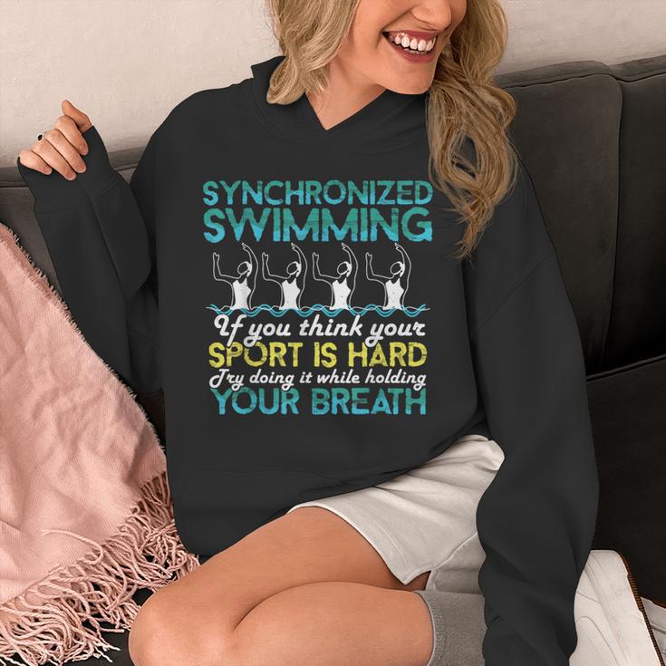 Synchronized Swimming Shirt Synchro Swimmer Artistic Unisex Hoodie Synchronized Swimming Shirt Synchro Swimmer Artistic Unisex Hoodie