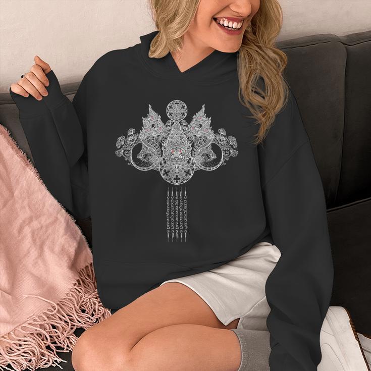 Thai Sak Yant Tattoo Muay Thai Art Unisex Hoodie Thai Sak Yant Tattoo Muay Thai Art Unisex Hoodie