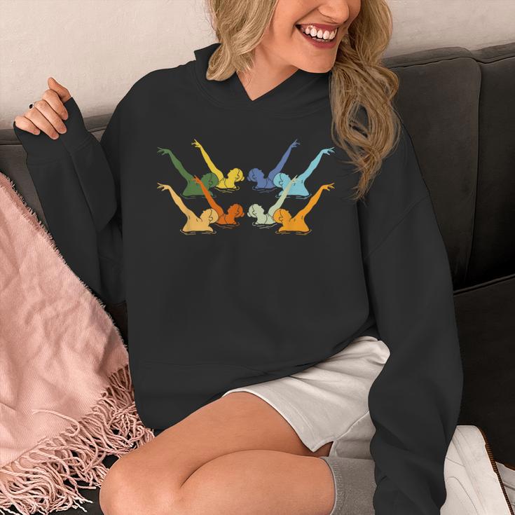 Vintage Synchronized Swimming Artistic Swimming Unisex Hoodie