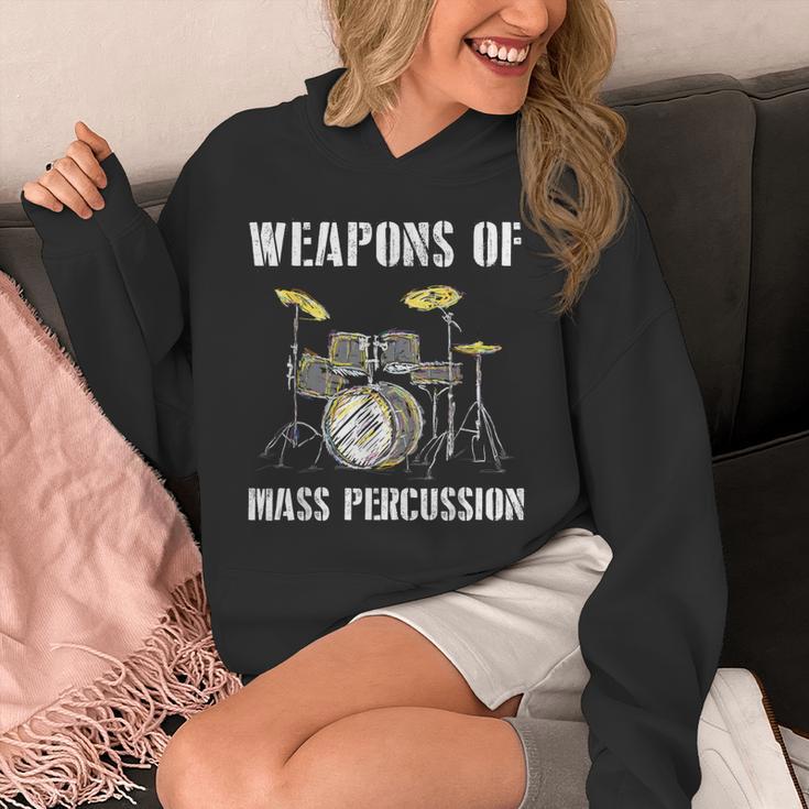 Weapons Of Mass Percussion Band Best Drummer Drum Kit Unisex Hoodie Weapons Of Mass Percussion Band Best Drummer Drum Kit Unisex Hoodie