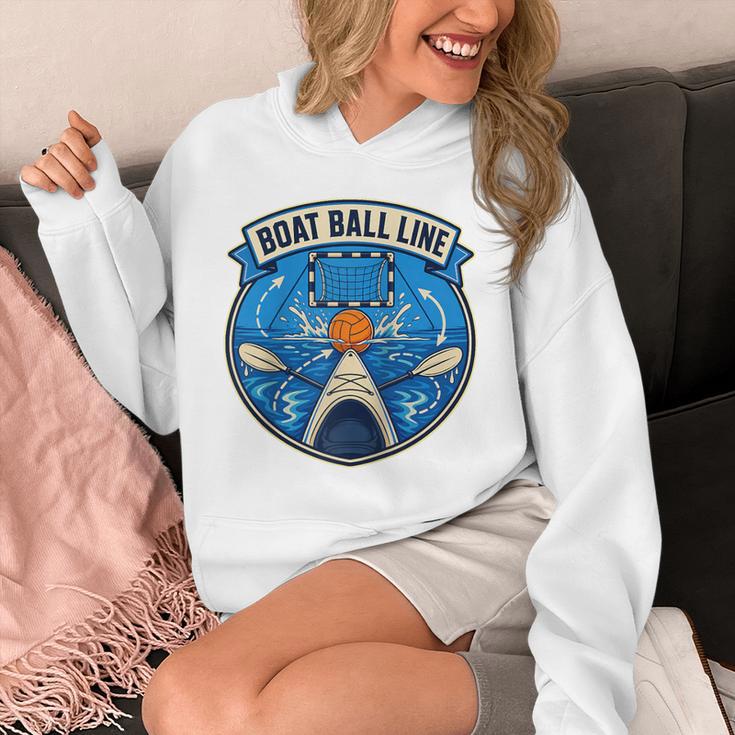 Boat Ball LINE Kayak Polo Canoe Team Raglan Baseball Tee Unisex Hoodie