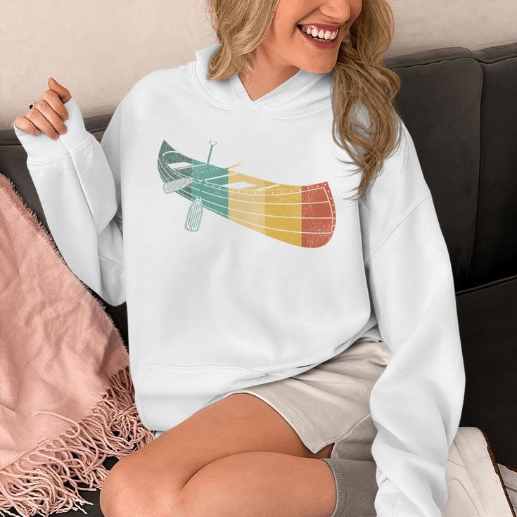 Canoe Canoeing Retro Vintage Unisex Hoodie