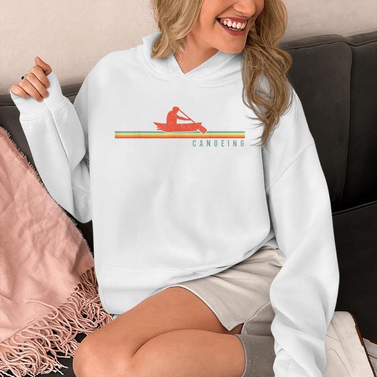 Canoe Canoeing Retro Vintage Canoeing Unisex Hoodie