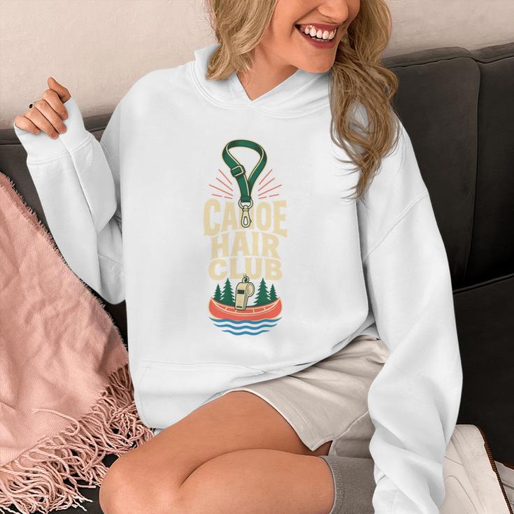 Canoe Hair Club Paddling Retro Unisex Hoodie