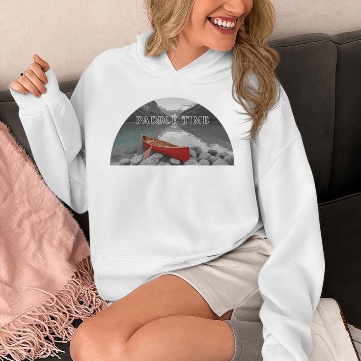 Canoe Lover Time To Paddle Raglan Baseball Tee Unisex Hoodie
