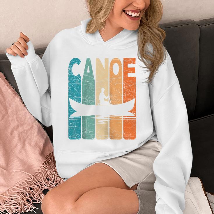 Canoe Vintage Canoeing Retro Canoe Paddling Raglan Baseball Tee Unisex Hoodie