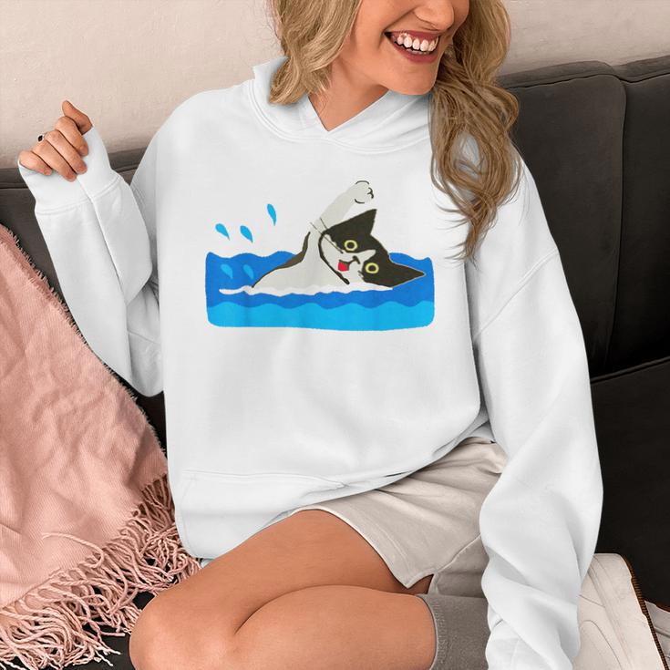 Cat Swimming Pool Unisex Hoodie Cat Swimming Pool Unisex Hoodie