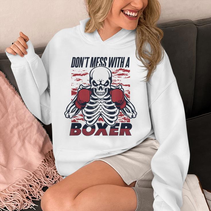 Don't Mess With A Boxer Kickboxer Fan Muay Thai Boxing Unisex Hoodie Don't Mess With A Boxer Kickboxer Fan Muay Thai Boxing Unisex Hoodie