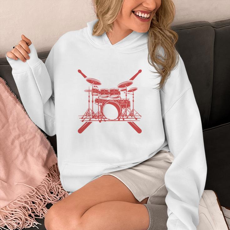 Drum Kit Percussion For Drummer Percussionist Musician Sweatshirt Unisex Hoodie Drum Kit Percussion For Drummer Percussionist Musician Sweatshirt Unisex Hoodie