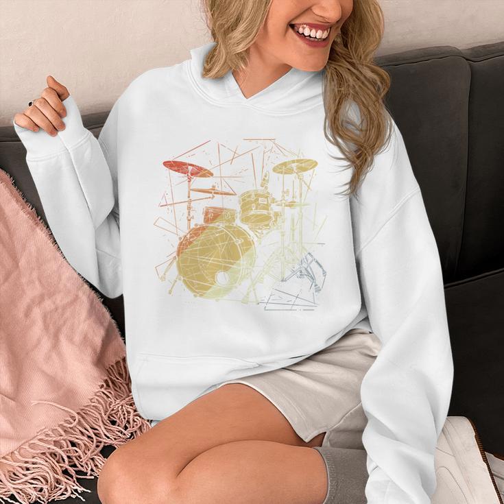 Drum Kit Retrowave Drums Unisex Hoodie Drum Kit Retrowave Drums Unisex Hoodie