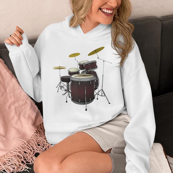 Drummer Drum Kit Raglan Baseball Tee Unisex Hoodie Drummer Drum Kit Raglan Baseball Tee Unisex Hoodie