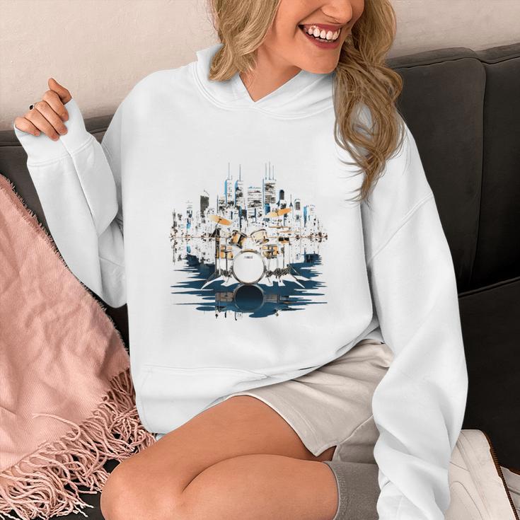 Drumset Drum Kit Music Drummer Drumming Unisex Hoodie Drumset Drum Kit Music Drummer Drumming Unisex Hoodie