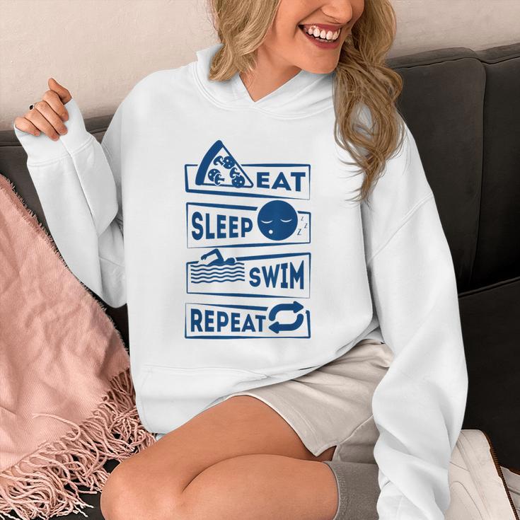 Eat Sleep Swimming Repeat Swimming Unisex Hoodie Eat Sleep Swimming Repeat Swimming Unisex Hoodie
