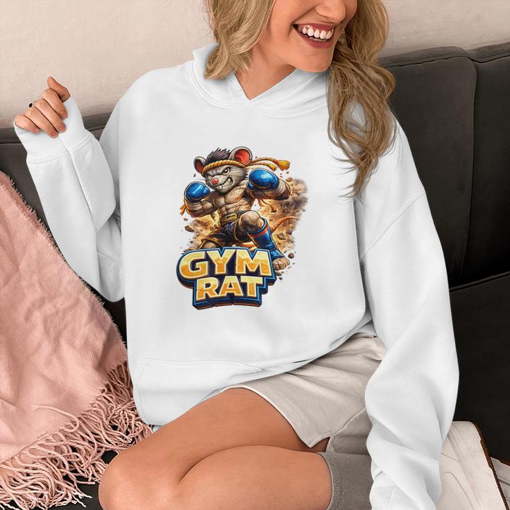 Gym Rat Kickboxing Nak Muay Thai Boxing Fighter Unisex Hoodie