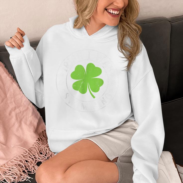 Irish I Was Swimming Shamrock St Patrick's Day Swimmer Unisex Hoodie Irish I Was Swimming Shamrock St Patrick's Day Swimmer Unisex Hoodie