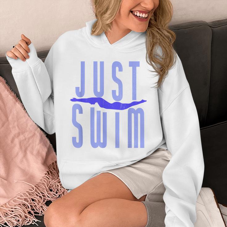 Just Swim Swimmer Swimming Unisex Hoodie Just Swim Swimmer Swimming Unisex Hoodie