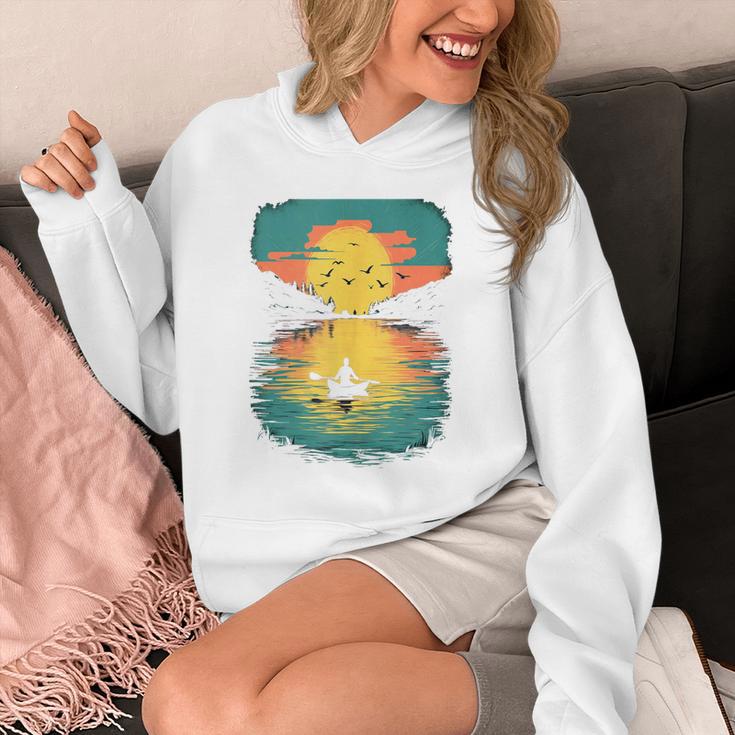 Kayak Kayak Canoe Lake Kayak Canoeing Sleeveless Unisex Hoodie