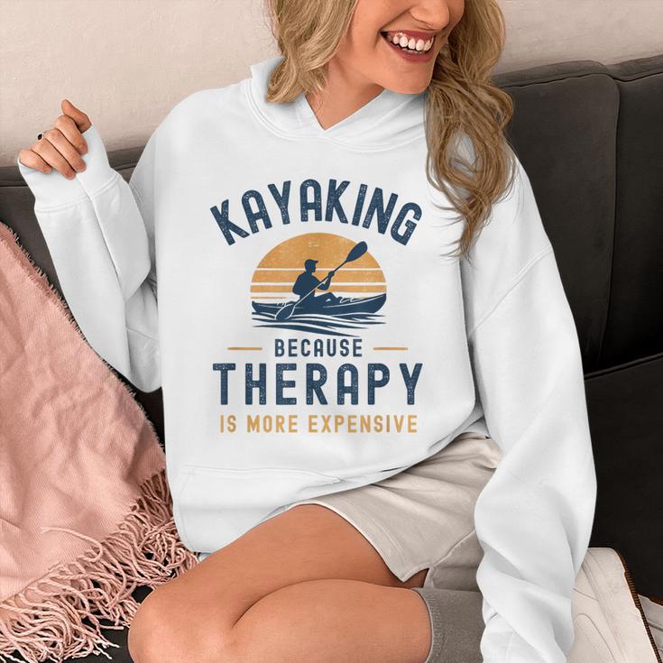 Kayaking Therapy Kayaker Canoe Paddle Lake River Unisex Hoodie Kayaking Therapy Kayaker Canoe Paddle Lake River Unisex Hoodie