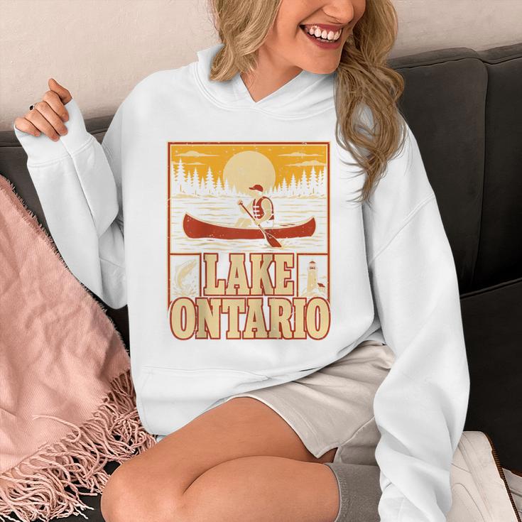Lake Ontario Canoe Fishing Light House Sunset Retro Raglan Baseball Tee Unisex Hoodie Lake Ontario Canoe Fishing Light House Sunset Retro Raglan Baseball Tee Unisex Hoodie