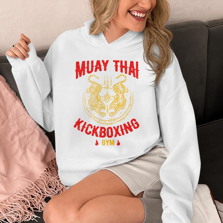 Muay Thai Tiger Kickboxing Gym MMA Street Fight Kickboxing Unisex Hoodie