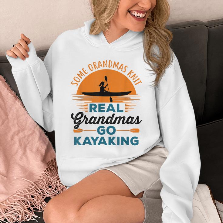 Real Grandmas Go Kayaking Yak Kayak Women Canoe Kayaker Unisex Hoodie