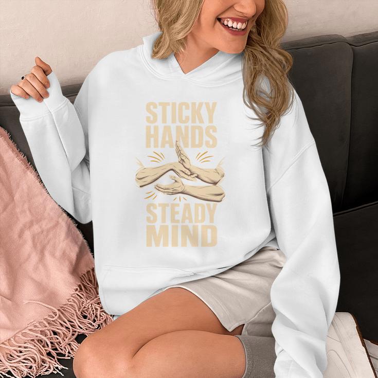 Sticky Hands Steady Mind Muay Thai Boxing Unisex Hoodie Sticky Hands Steady Mind Muay Thai Boxing Unisex Hoodie