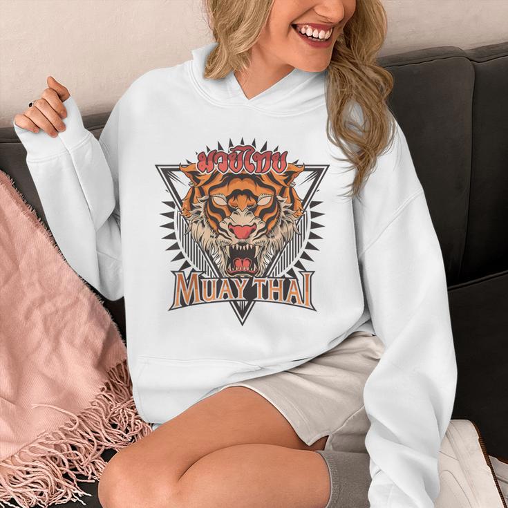 Tigar Muay Thai MMA Vintage Kickboxing Training Unisex Hoodie