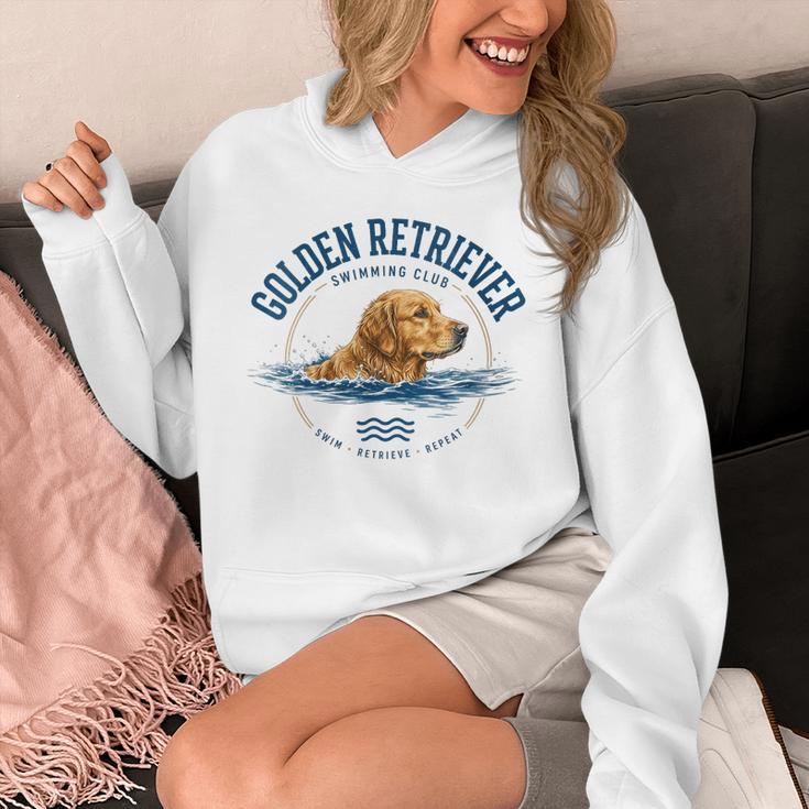 Women's Golden Retriever Swimming Unisex Hoodie Women's Golden Retriever Swimming Unisex Hoodie