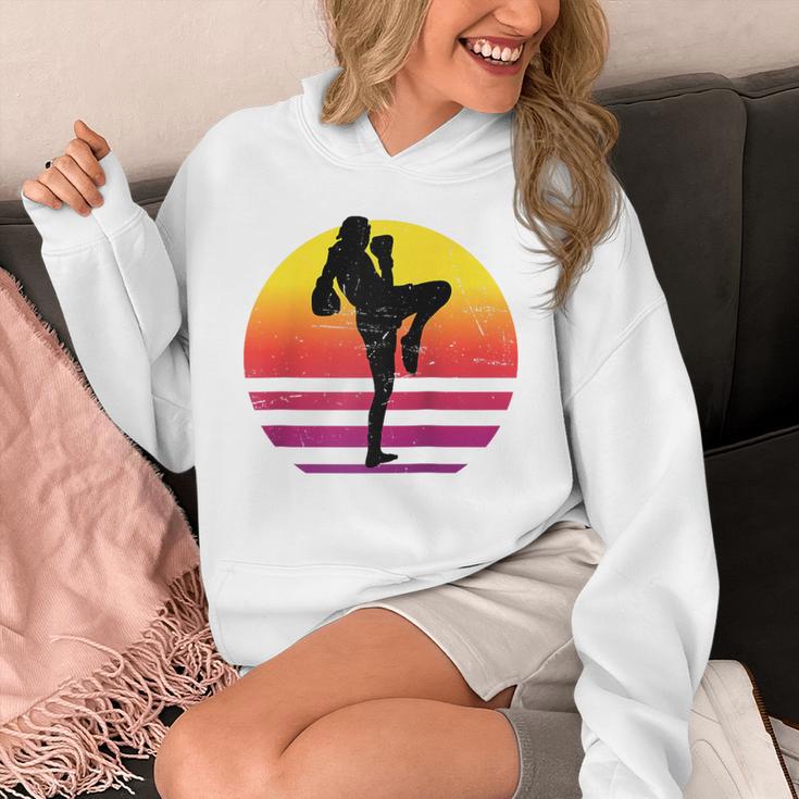 Women's Thai Boxer Thai Boxing Muay Thai Raglan Baseball Tee Unisex Hoodie