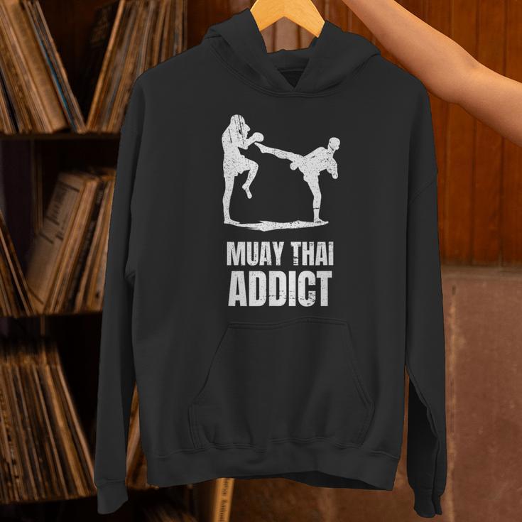 Addicted To Muay Thai Graphic Shirt Unisex Hoodie Addicted To Muay Thai Graphic Shirt Unisex Hoodie