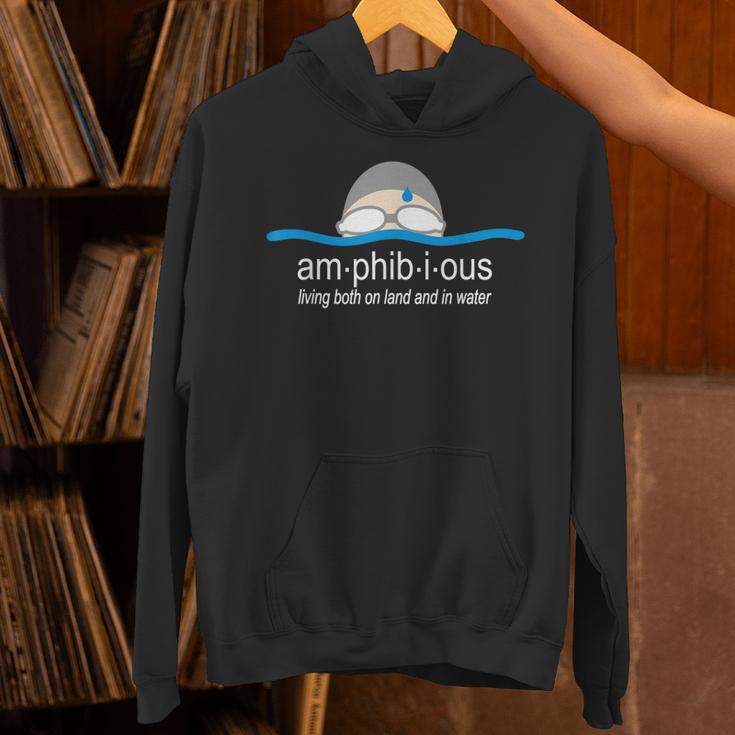 Amphibious Swimming Unisex Hoodie Amphibious Swimming Unisex Hoodie