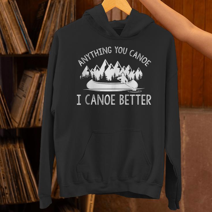 Anything You Canoe I Canoe Better Canoe Lovers Sleeveless Unisex Hoodie Anything You Canoe I Canoe Better Canoe Lovers Sleeveless Unisex Hoodie