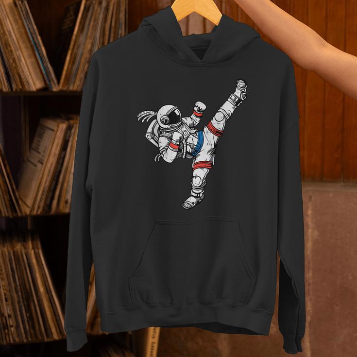 Astronaut Muay Thai Fighter Space Martial Arts Men Women Kid Unisex Hoodie